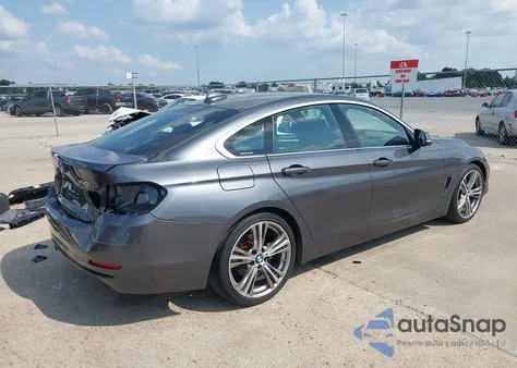 2017 BMW 430I Gran Coupe из США, поврежденный, VIN WBA4F7C38HG789478